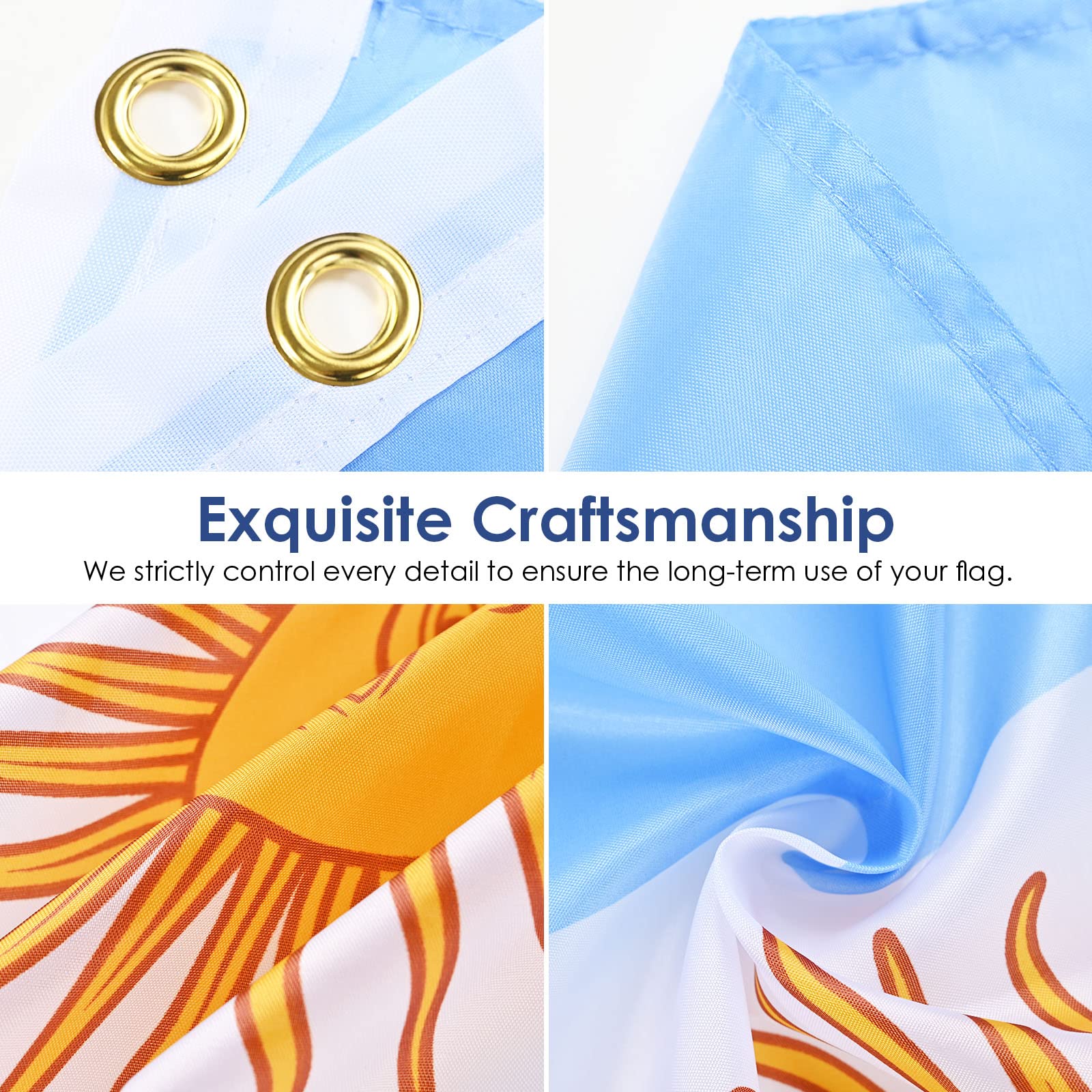 Amazon.co.jp: AhfuLife アルゼンチン国旗 3x5フィート 大型